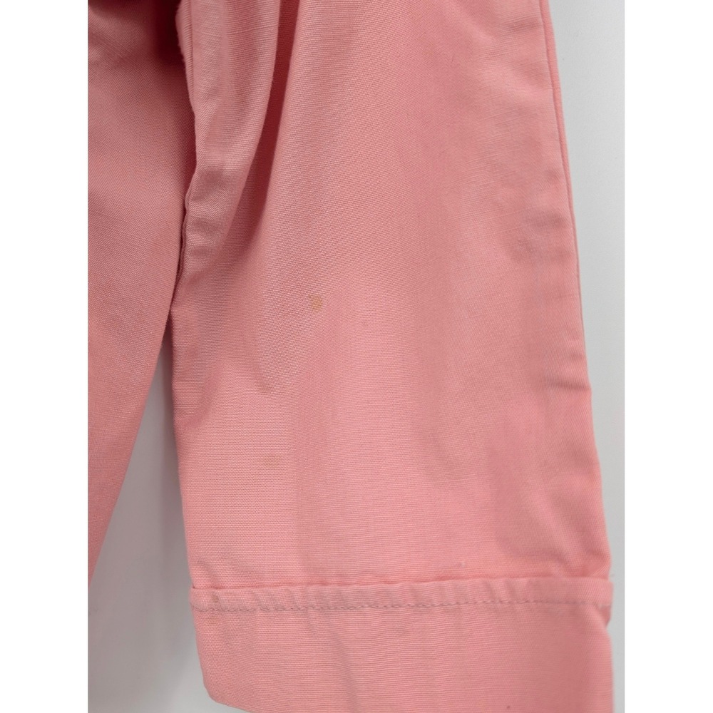Vintage 1950s White Stag Girls Pink Sailor Collar Jacket Chore Coat Size 6X - Picture 6 of 8